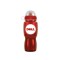 Red / Red 18 oz Poly-Saver Mate Plastic Water Bottle