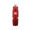 Red / Red 24 oz Poly-Saver Twist Plastic Water Bottle