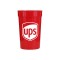 Red 22 oz Smooth Stadium Cup