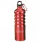 Red 27 oz Aluminum Sports Bottle with Multi-Ridge Grip