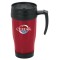 Red 15 oz. Translucent Travel Coffee Mug