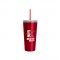 Red Stainless Insulated Sipper Cup
