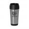 Silver / Black 16 oz Classic Stainless Steel Tumbler