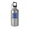 Silver / Black 20 oz Classic Stainless Steel Sports Bottle