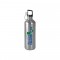 Silver / Black 25 oz Classic Stainless Steel Sports Bottle