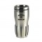 Silver / Black 16 oz Comfort Grip Stainless Steel Double-Wall Tumbler