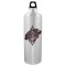 Silver / Black 32oz Sport Flask Aluminum Water Bottle - FCP 