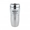 Silver / Clear 16 oz. Wave Travel Tumbler