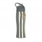 Silver / Gray 28 oz Single-Wall Curved Bottle with Straw