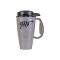 Silver 16 oz Journey Coffee Mug