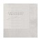 Silver Embossed Moire Luncheon Napkin