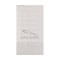 Silver Embossed Moire Guest Towel