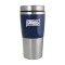 Stainless / Blue 14oz Acrylic Band Stainless Travel Tumbler