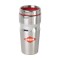 Stainless / Red 15 oz Accent Lid Band Tumbler