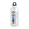White / Black 20 oz Sport Flask Aluminum Water Bottle - FCP 