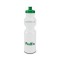 White / Green 28 oz.  Value Water Bottle