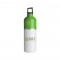White / Green 25 oz 2-Tone Color Spot Aluminum Water Bottle