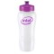 White / Purple 26 oz. Wave Poly-Clean(TM) Bottle