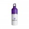 White / Purple 25 oz 2-Tone Color Spot Aluminum Water Bottle