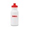 White / Red 20 oz. Value Water Bottle