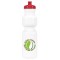 White / Red 28 oz. Sport Water Bottle