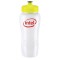 White / Yellow 26 oz. Wave Poly-Clean(TM) Bottle