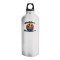 White 22 oz Aluminum Trek Water Bottle (Full Color)