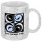 White 12 oz. Marble Ironstone Coffee Mug
