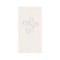 White Embossed Linun Guest Towel