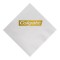 White Foil Stamped 3 Ply Colored Dinner Napkin