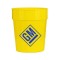 Yellow 16 oz Fluted Stadium Cup
