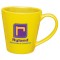 Yellow 14 oz. Ceramic Contemporary Coffee Mug