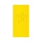 Yellow Embossed Linun Guest Towel