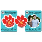 3.5 x 4.5 School Picture Frame Magnet - Paw Shape 
