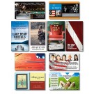 3.5 x 2 Square Corner Outdoor Business Card Magnet