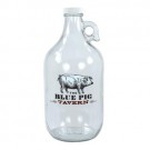 64 oz Clear Glass Beer Growler