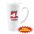 15 oz White Vitrified Restaurant Ceramic Coffee Mug