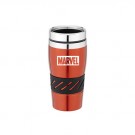 16 oz Stainless Steel Double-Wall Tumbler with Rubber Grip