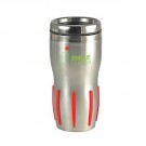 16 oz Comfort Grip Stainless Steel Double-Wall Tumbler