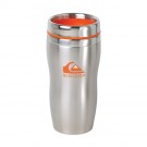 16 oz Accent Lid Tapered SS Tumbler